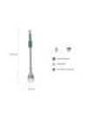Bombilla outdoor verde unisex que realza la experiencia del mate sin obstrucciones.