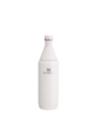 Botella de acero inoxidable rosada, género niño, recomendada para actividades outdoor y picnics.