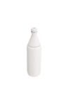 Botella rosada para niño, estilo outdoor, acero inoxidable, ideal para actividades al aire libre.