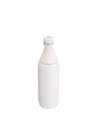 Botella rosada de acero inoxidable para niño, estilo outdoor, ideal para actividades al aire libre.