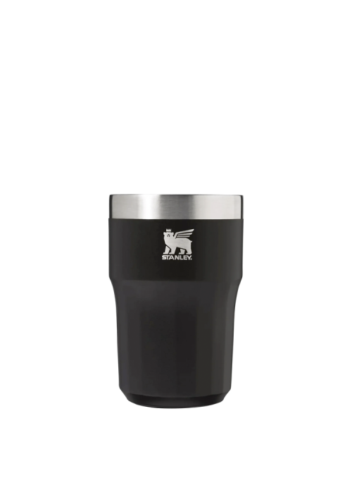 Vasos negros para niño con aislamiento al vacío, adecuado para mantener bebidas calientes y frías.