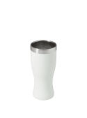 Vasos blancos para niños, estilo outdoor, acero inoxidable, ideal para actividades al aire libre.