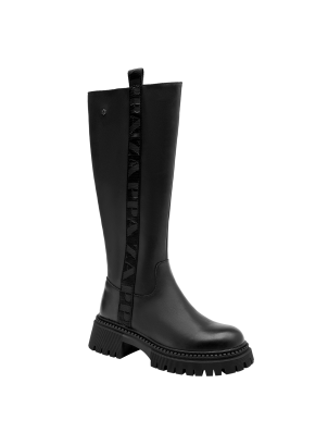 	Bota Cuero Mujer