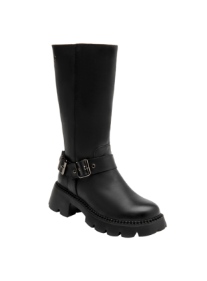 	Bota Cuero Mujer
