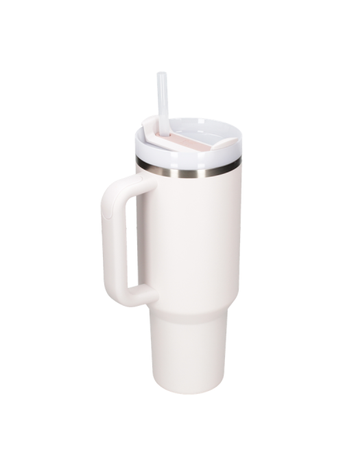 Vasos rosados para niños, diseño ergonómico, acero inoxidable, recomendado para entrenamientos y trabajo.
