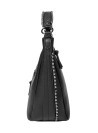 Tote bag elegante y versátil en color negro, con espacio suficiente para lo esencial.