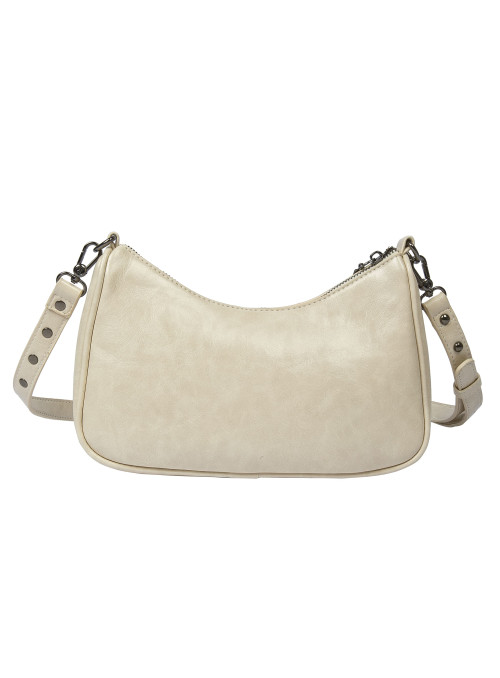 Bandolera chic que complementa desde jeans hasta vestidos casuales.