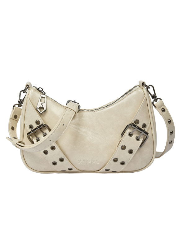 Bandolera chic que complementa desde jeans hasta vestidos casuales.