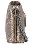 Bandolera oro mujer con diseño animal print, ideal para looks casuales y sofisticados.