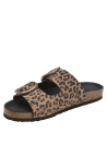 Estampado de leopardo en tonos marrones y negros, ideal para un estilo boho-chic.
