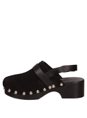 Calzado minimalista negro de cuero femenino, ideal para transiciones diarias, sin forro interior.