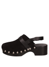 Calzado minimalista negro de cuero femenino, ideal para transiciones diarias, sin forro interior.