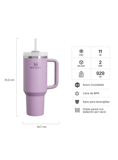 Vaso Quencher H2.0 Adventure (1.18 Lt) | Lila