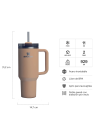 Vasos naranjo para niño, diseño outdoor, perfectos para mantener bebidas frías durante excursiones.