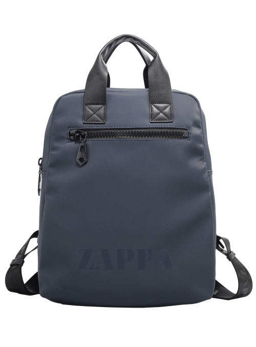 Mochila azul para mujer con textura moderna, ideal para el estilo casual.