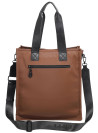 Tote bag camel con detalles metálicos, funcional y estilosa, ideal para el día a día femenino.