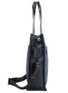 Tote bag azul para mujer, diseño moderno, perfecta para llevar notebook de hasta 15”.