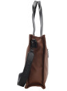 Tote bag Zappa en color camel, diseño funcional y moderno, perfecta para uso diario.