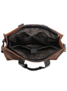 Tote bag camel con detalles metálicos, ideal para un look auténtico y desafiante.