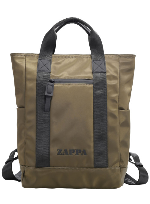 Mochila casual verde para mujer, fabricada en nylon, adecuada para el uso académico.