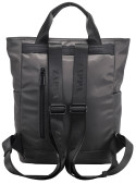 mochila gris mujer casual nylon con cierre invisible