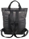 mochila gris mujer casual nylon con cierre invisible