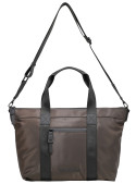 Tote bag café para mujer, con correa ajustable, perfecto para uso diario.