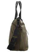 Tote bag Zappa en verde, con correa ajustable, perfecta para actividades diarias y estilo casual.