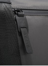 Bolso tote gris para mujer, estilo casual, ideal para el trabajo y estudio, fabricado en nylon.