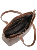 Bolso tote camel, 3 bolsillos, ideal para actividades diarias de mujeres modernas.