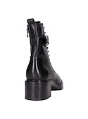 Botines negros de mujer con taco bloque de 5 cm, perfectos para un look atrevido.