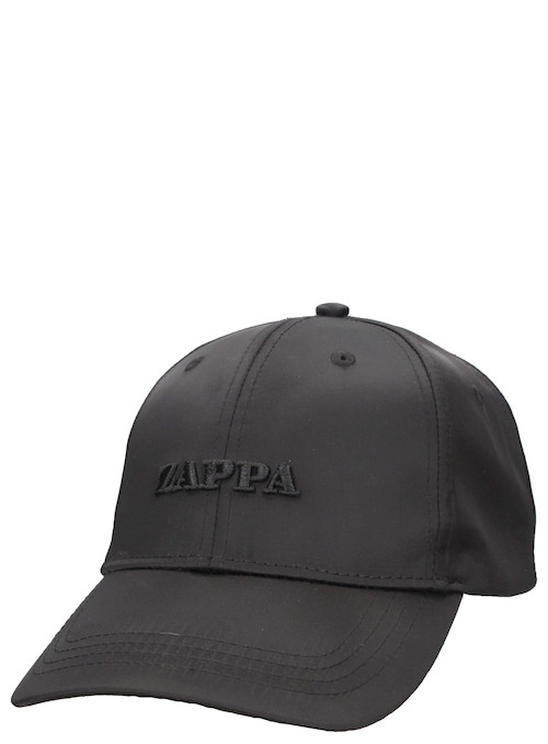 Sombrero negro de satín poliéster para mujer, estilo audaz, recomendado para eventos informales y urbanos.