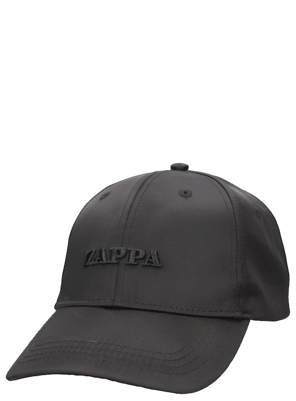 Sombrero negro de satín poliéster para mujer, estilo audaz, recomendado para eventos informales y urbanos.