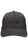 Gorra moderna negra de satín poliéster para mujer, con logo ZAPPA bordado, perfecta para marcar tendencias.