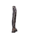 Bota negra de cuero italiano, perfecta para combinar con vestidos cortos o jeans ajustados.