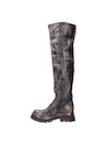 Bota de mujer en negro, diseño audaz con taco de 5.5 cm, ideal para un look vanguardista.