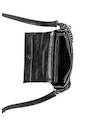 1Bandolera Zappa Acero Plata con acabado brillante y textura sutil, ideal para eventos de fiesta.