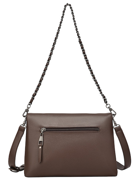 Correa ajustable y extraíble en bandolera Zappa, perfecta para un look urbano y desafiante.