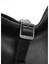 Una tote bag negra de PU con diseño casual, ideal para el uso diario de mujeres.