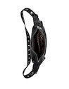 Bandolera negra Zappa para mujer, diseño moderno y audaz, ideal para uso casual.