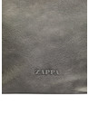 Vista lateral de la bandolera Zappa en PU, con correa ajustable y cierre metálico.