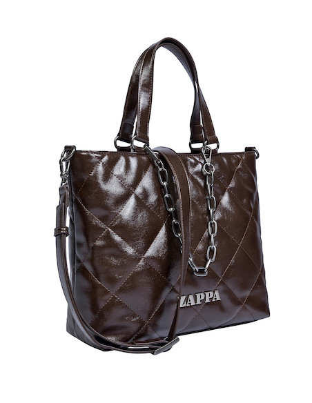 Bandolera Zappa marrón, diseño sofisticado y práctico para actividades cotidianas femeninas.