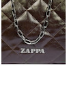 Bandolera Zappa morada de mujer, estilo casual, material PU, con cierre metálico y acabado brillante.