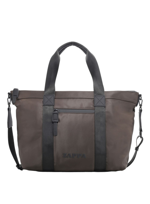 Bolso tote café para mujer, estilo casual, ideal para actividades diarias.