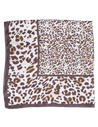 pañuelo mujer animal print casual en tonos azules, lilas, amarillos y rosas, ideal para looks urbanos