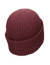 Gorro burdeos de mujer, estilo urbano, ideal para actividades al aire libre, mezcla de lana y acrílico.