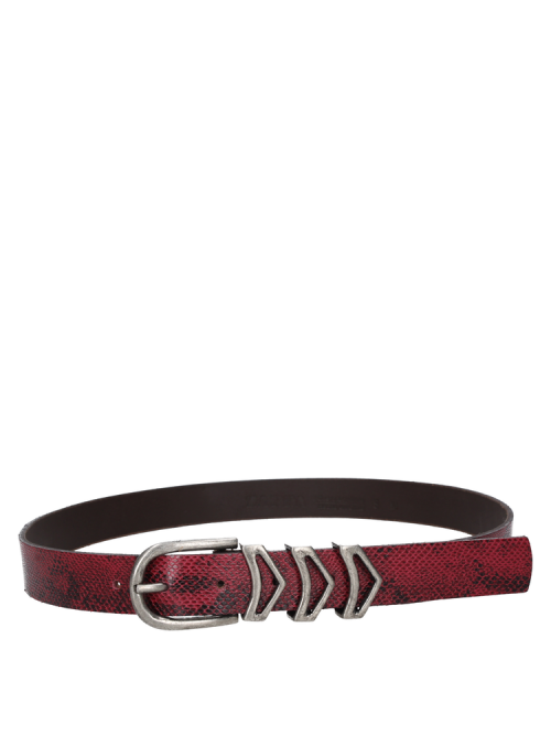 Cinturon Mujer C945 Zappa burdeo