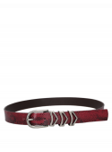 Cinturon Mujer C945 Zappa burdeo