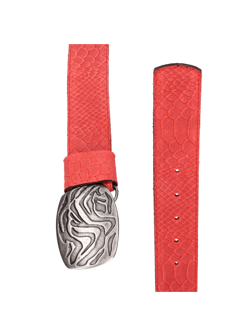 Cinturon Mujer C953 Zappa rojo