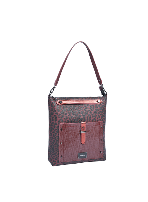 Cartera Mujer F922 Zappa burdeo